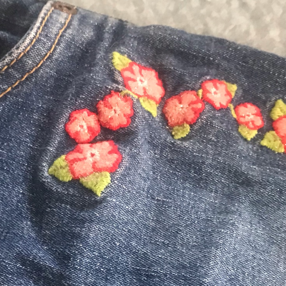 Jeans with Flowers